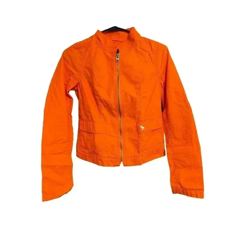 abercrombie and fitch Small Orange jacket